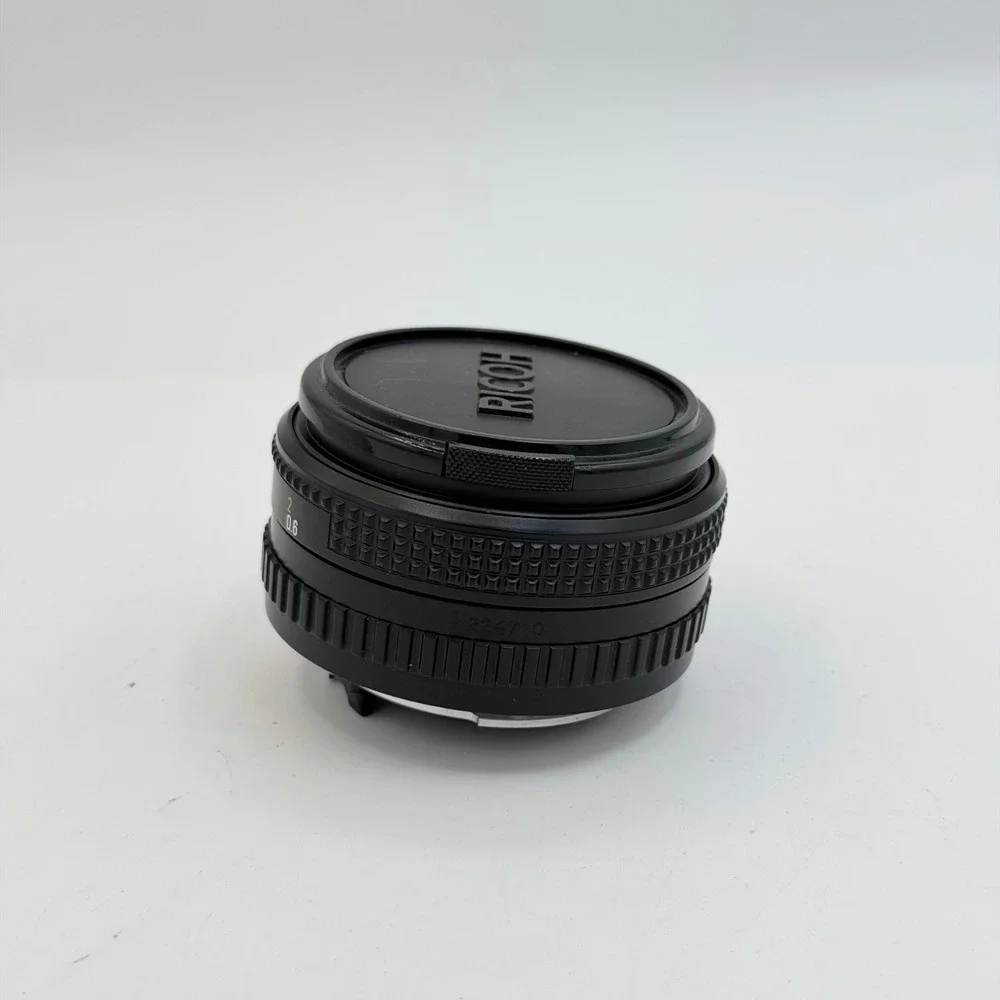 Ricoh Rikenon 50mm f2 Manual Focus Lens Pentax K Mount Made in Japan 52mm Filter